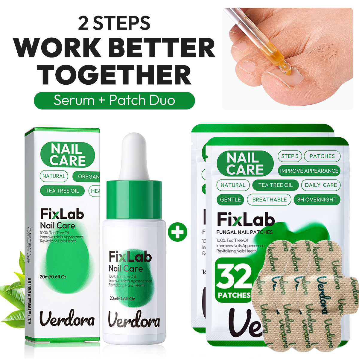 VERDORA Foot Cure Cuidado de Uñas de los Pies