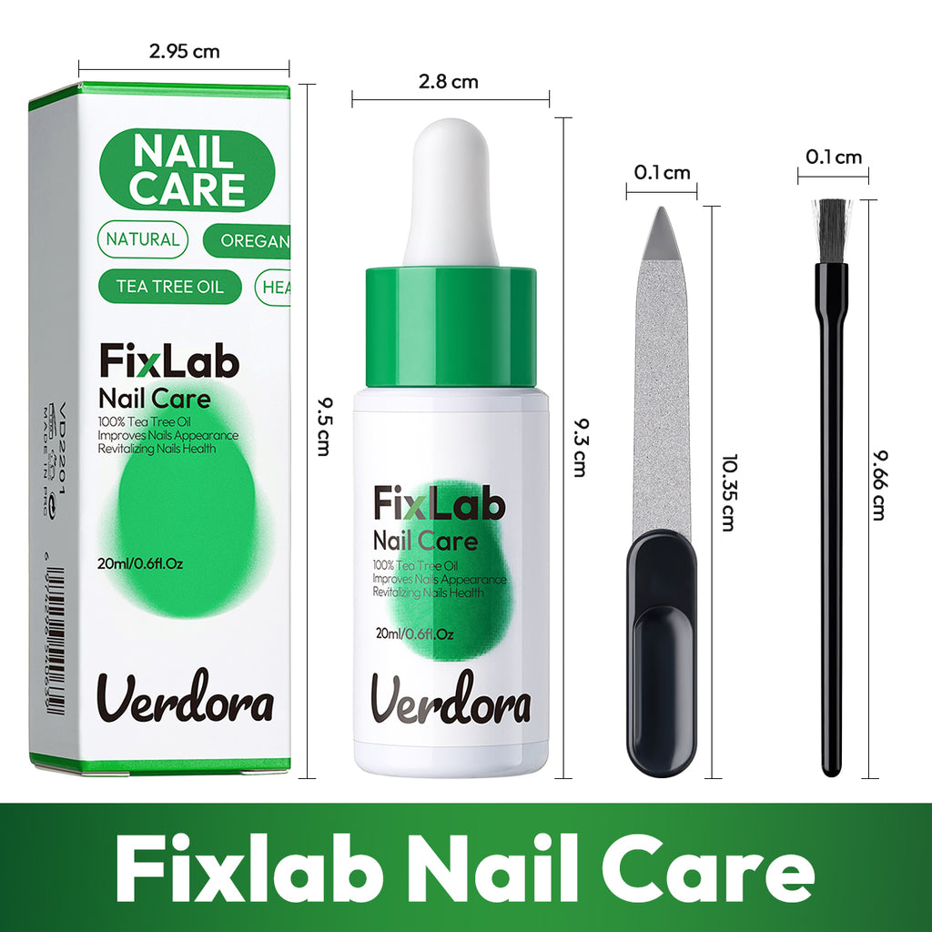 VERDORA Foot Cure Toenail Fungus Treatment Extra Strength – Athletes Foot Treatment for Toenails, Restorative Nail Repair for Damaged Nails, Toenail Softener with Tea Tree Oil & Oregano Oil