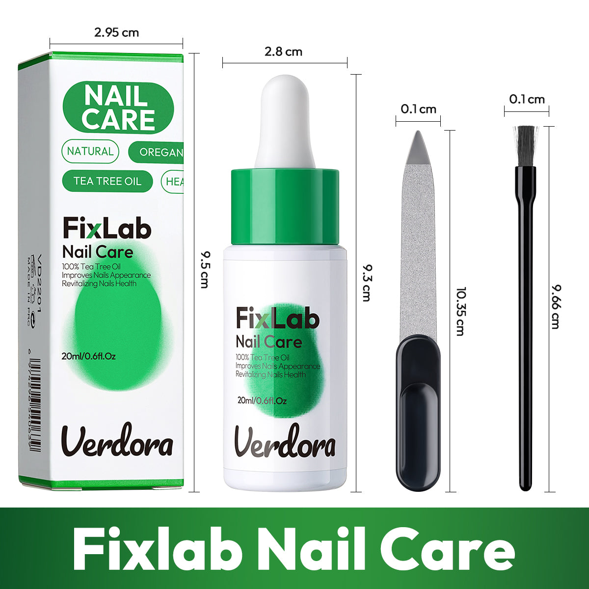 VERDORA Foot Cure Toenail Fungus Treatment Extra Strength – Athletes Foot Treatment for Toenails, Restorative Nail Repair for Damaged Nails, Toenail Softener with Tea Tree Oil & Oregano Oil