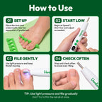 Ponceuse à ongles électrique VERDORA pour ongles épais