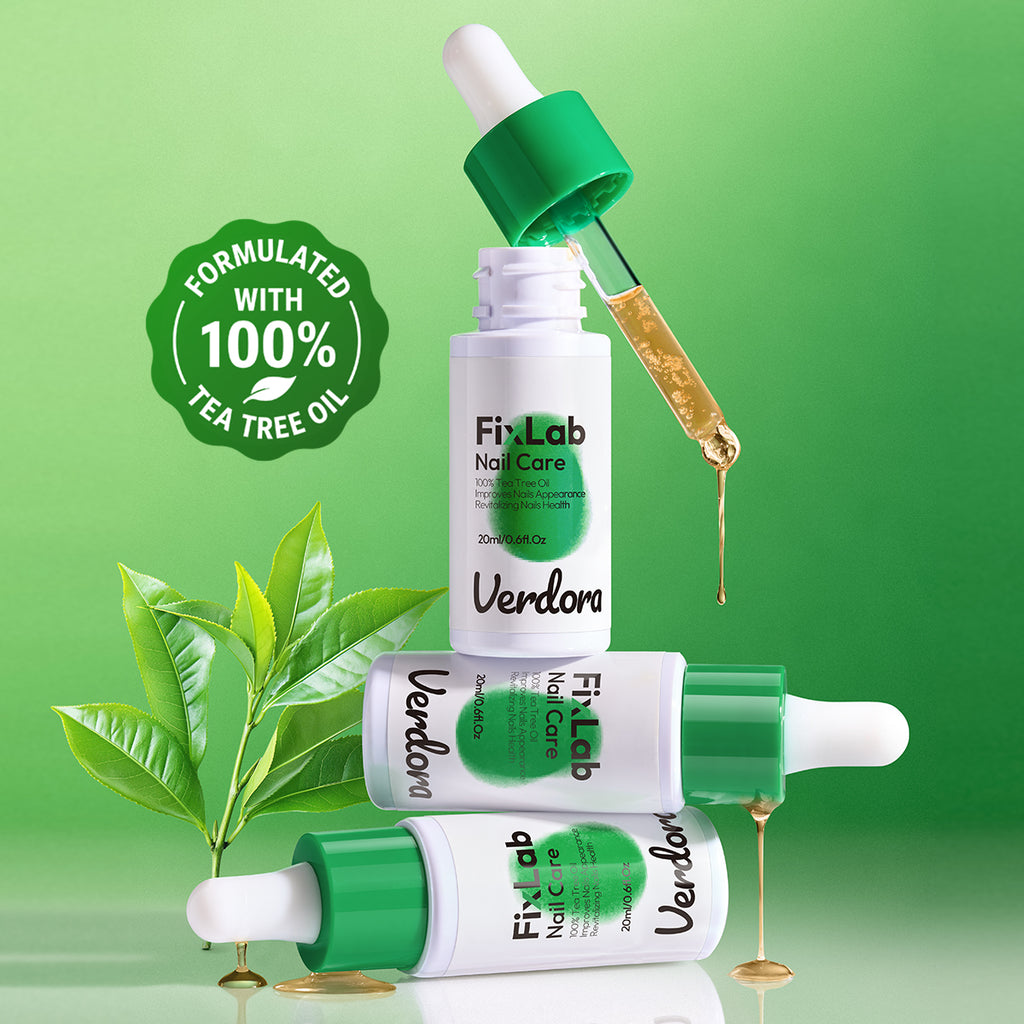 VERDORA Foot Cure Toenail Fungus Treatment Extra Strength – Athletes Foot Treatment for Toenails, Restorative Nail Repair for Damaged Nails, Toenail Softener with Tea Tree Oil & Oregano Oil